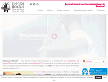 Tablet Screenshot of barcelona-strippers.com
